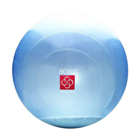 Bosu ballast ball is a weighted gym ball for balance and strengthening exercises.