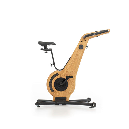 Solid wood gym bike for an exceptional workout and to keep your gym look beautiful.